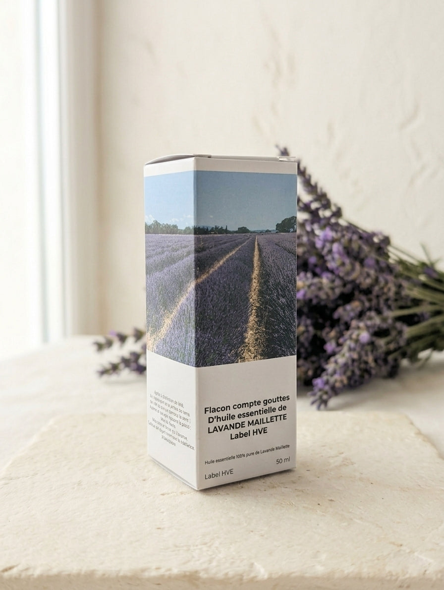 Huile essentielle de Lavande Maillette 50 ml – Label HVE