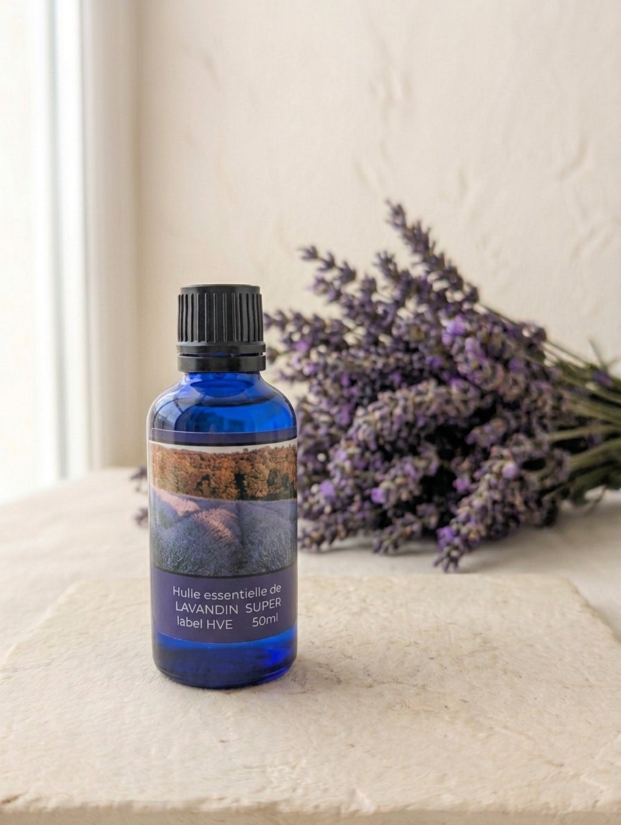 Huile essentielle de Lavandin Super 50 ml – Label HVE