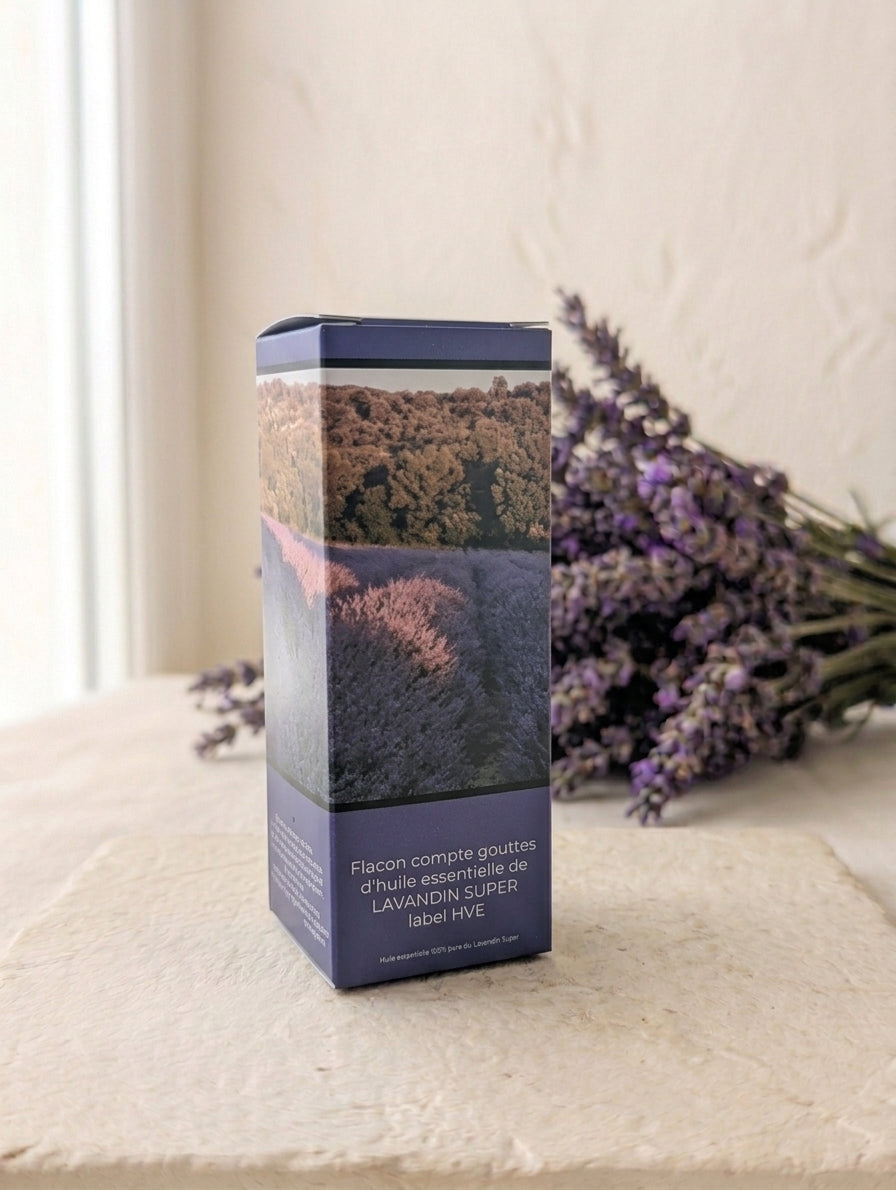 Huile essentielle de Lavandin Super 50 ml – Label HVE
